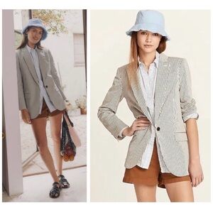 J. Crew Willa Classic Blazer in Stripe